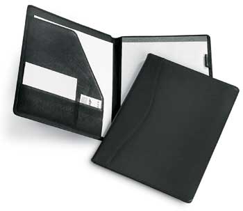 Eurostyle Classic Leather Legal Pad Folders